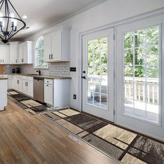 Modern Geometric 2'X10' Runner Rug Soft Laundry Room Oriental Hallway Extra Kitc
