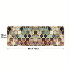 Soft Kitchen Mat Anti Slip Polyester Carpet Absorbent Bath Mat