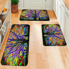 Soft Cushioned Anti Fatigue Waterproof Kitchen Rug Set