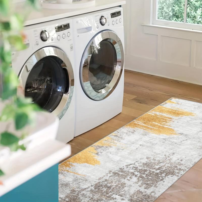 Soft Non Slip Kitchen Rug 2'x10' Runner for Hardwood Floors
