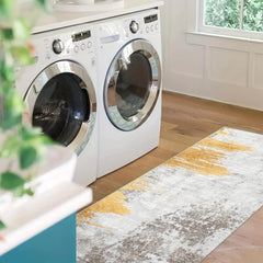 Soft Non Slip Kitchen Rug 2'x10' Runner for Hardwood Floors
