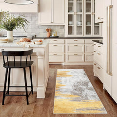 Soft Non Slip Kitchen Rug 2'x10' Runner for Hardwood Floors