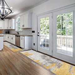 Soft Non Slip Kitchen Rug 2'x10' Runner for Hardwood Floors