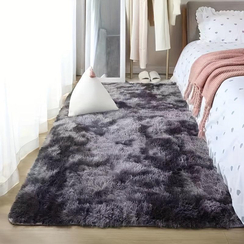Dark Grey Area Rugs Soft Fluffy Carpets for Living Room Bedroom Kids Room