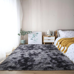 Dark Grey Area Rugs Soft Fluffy Carpets for Living Room Bedroom Kids Room