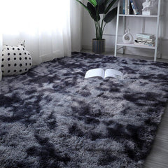 Dark Grey Area Rugs Soft Fluffy Carpets for Living Room Bedroom Kids Room