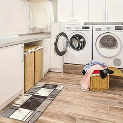 Stylish Geometric Abstract Floor Mat Soft Non Slip Washable & Water Absorbing