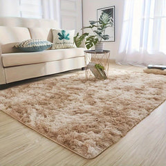 Soft Plush Tie-Dyed Shag Area Rug