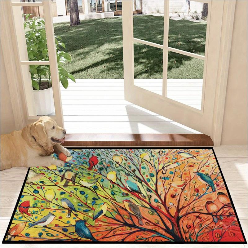 Non Slip Entrance Door Mat All Season Weather Max Doormat with Lighting