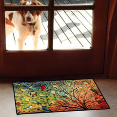 Non Slip Entrance Door Mat All Season Weather Max Doormat with Lighting