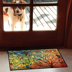 Non Slip Entrance Door Mat All Season Weather Max Doormat with Lighting