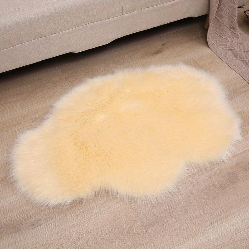 Fluffy Cloud Plush Rug Soft Faux Fur Bedroom Decoration Machine Washable