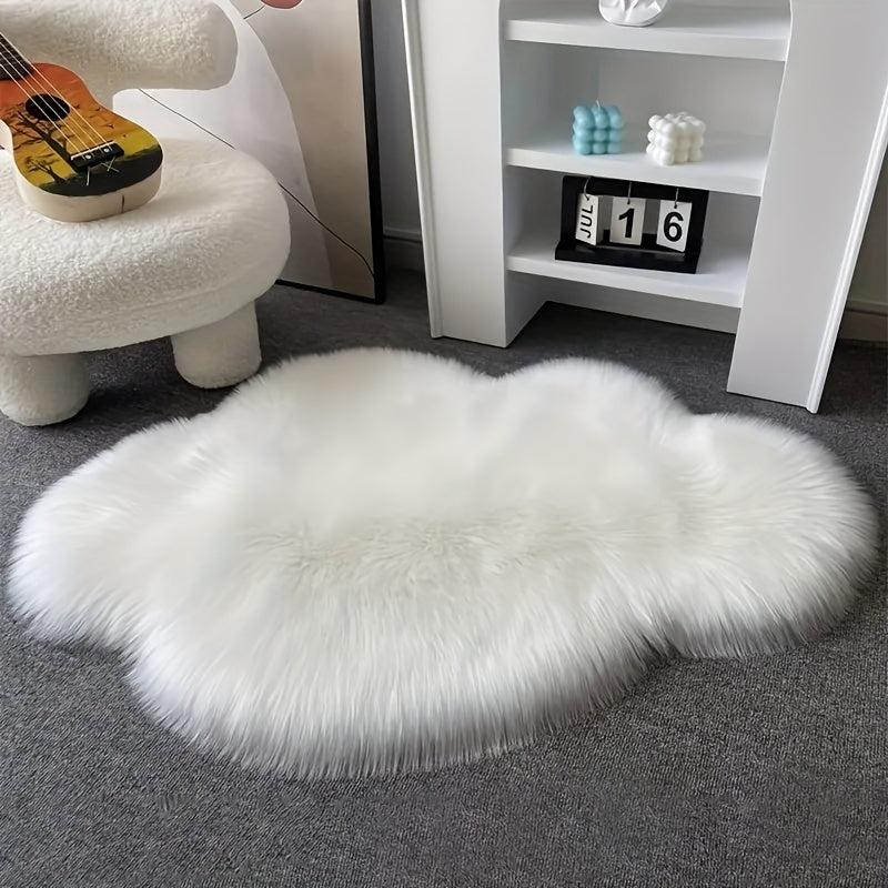 Fluffy Cloud Plush Rug Soft Faux Fur Bedroom Decoration Machine Washable