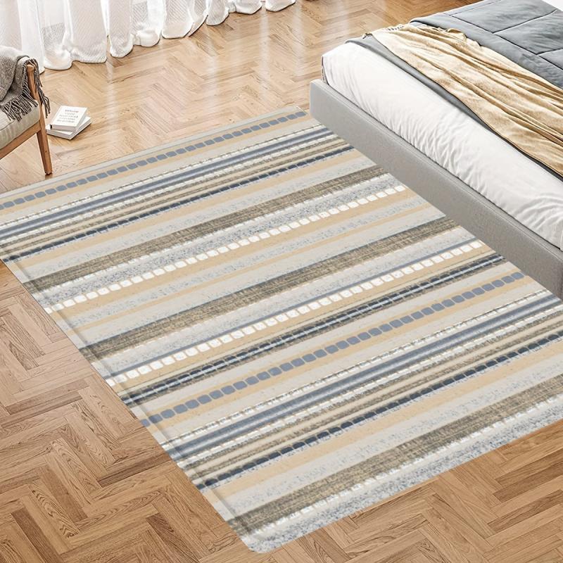 Bohemia Non Slip Floor Rug Washable Indoor Rug Soft and Durable Decor
