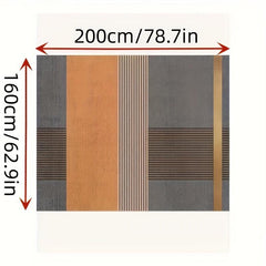 Nordic Area Rug Modern Geometric Crystal Velvet Carpet Soft Polyester Fiber