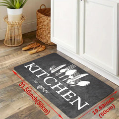Soft Cushioned Anti Fatigue Kitchen Rug Waterproof Non Slip Memory Foam Mat