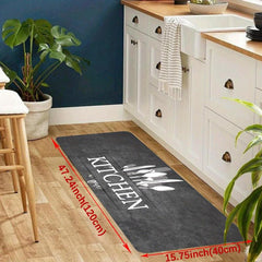 Soft Cushioned Anti Fatigue Kitchen Rug Waterproof Non Slip Memory Foam Mat