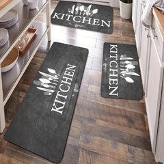 Soft Cushioned Anti Fatigue Kitchen Rug Waterproof Non Slip Memory Foam Mat