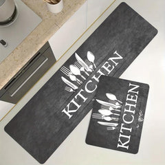 Soft Cushioned Anti Fatigue Kitchen Rug Waterproof Non Slip Memory Foam Mat