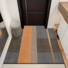 Modern Geometric Area Rug - Non Shedding, Machine Washable