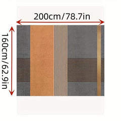 Modern Geometric Area Rug - Non Shedding, Machine Washable