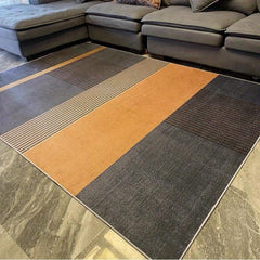 Modern Geometric Area Rug - Non Shedding, Machine Washable