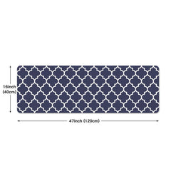 Geometric Print Kitchen Rug Non-slip Mat