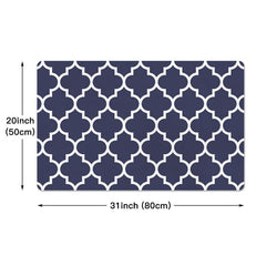 Geometric Print Kitchen Rug Non-slip Mat