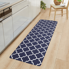 Geometric Print Kitchen Rug Non-slip Mat