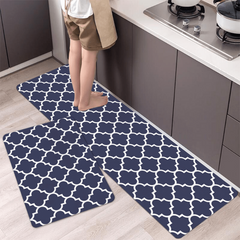 Geometric Print Kitchen Rug Non-slip Mat