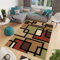 Modern Geometric Living Room Bohemian Carpet