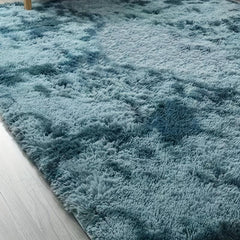 Soft Fluffy Rugs Tie Dye Shag Area Rug Plush Modern Home Decor
