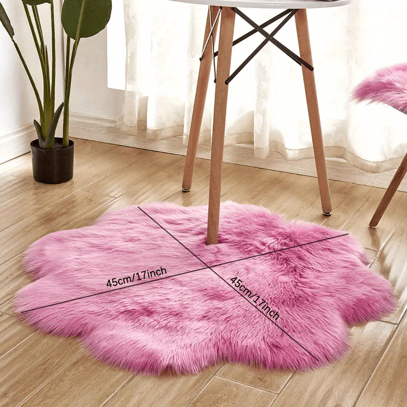 Soft Faux Fur Sheepskins Area Rug Indoor Modern Fur Chair Sofa Couch Cover Shagg