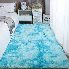 Tie Dye Plush Carpet Soft Modern Carpet for Home Decor