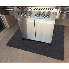 BBQ Mat Suction Pad Protector for Deck & Patio Camping Picnic Tool