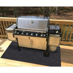 BBQ Mat Suction Pad Protector for Deck & Patio Camping Picnic Tool