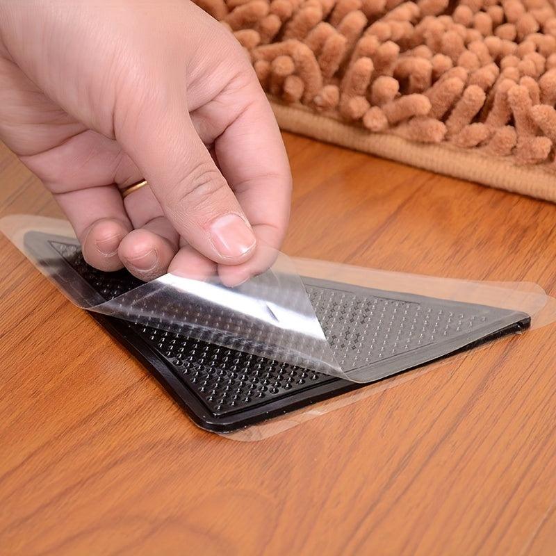 4pcs Grippers For Rug Non Slip Rug Pads Gripper For Hardwood Floors