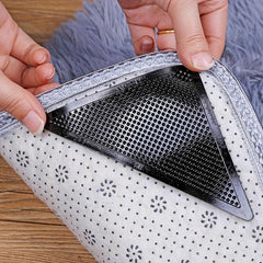 4pcs Grippers For Rug Non Slip Rug Pads Gripper For Hardwood Floors