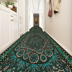 Cashmere European Retro Pattern Long Strip Carpet