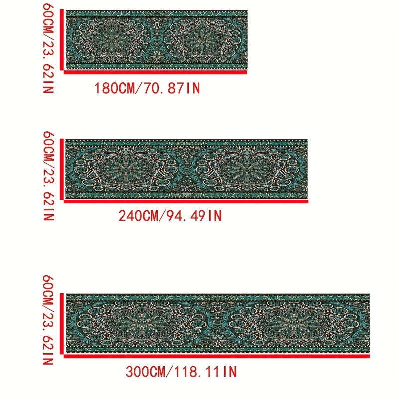 Cashmere European Retro Pattern Long Strip Carpet