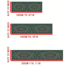 Cashmere European Retro Pattern Long Strip Carpet