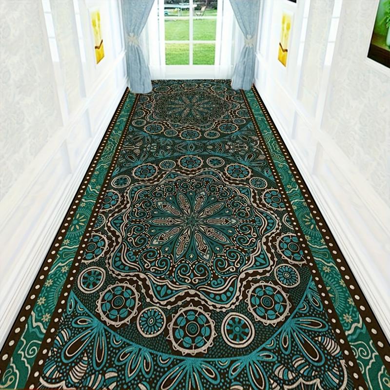 Cashmere European Retro Pattern Long Strip Carpet