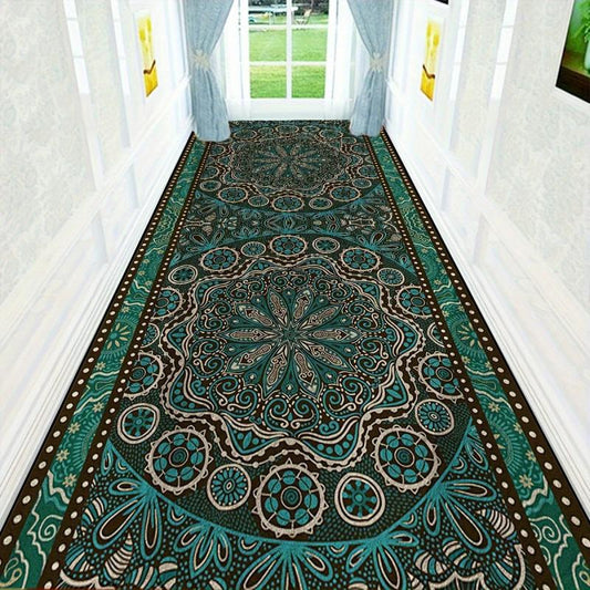 Cashmere European Retro Pattern Long Strip Carpet