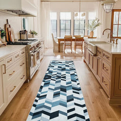 Geometric 2'X10' Runner Rug Abstract Laundry Room Oriental Hallway Rug