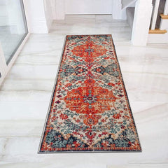 Bohemian Vintage Floral Persian Floor Mat Non Slip Carpet 60x180cm