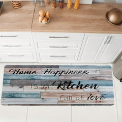 Wooden Kitchen Floor Mat Soft Carpet Non-slip Rug Kitchen Floor Mat