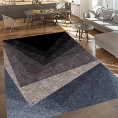 Geometric Living Room Carpet Soft Non-slip Stain Resistant Anti Fatigue Mat