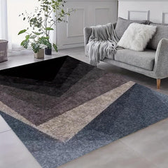 Geometric Living Room Carpet Soft Non-slip Stain Resistant Anti Fatigue Mat