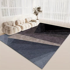 Geometric Living Room Carpet Soft Non-slip Stain Resistant Anti Fatigue Mat
