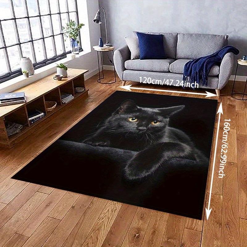 Cat Print Absorbent Floor Mat Non Slip Carpet